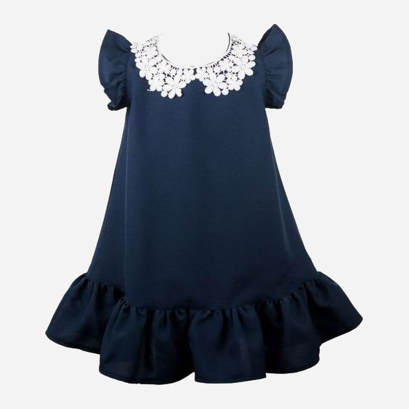 Акція на Дитяче літнє плаття для дівчинки Ласточка 19-3133 134 см Синє від Rozetka