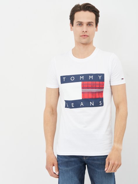 Акція на Футболка Tommy Hilfiger 10644.2 2XL (52) Біла від Rozetka