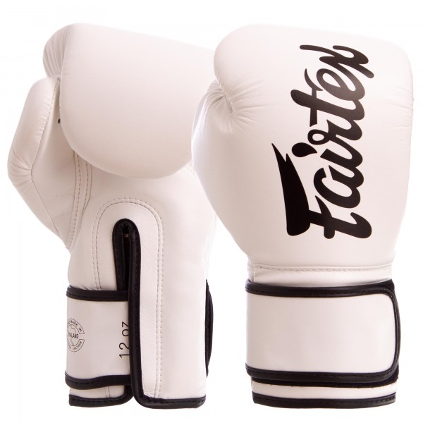 Перчатки для бокса Перчатки боксерские FAIRTEX (BGV14) 10 унций Белые ...