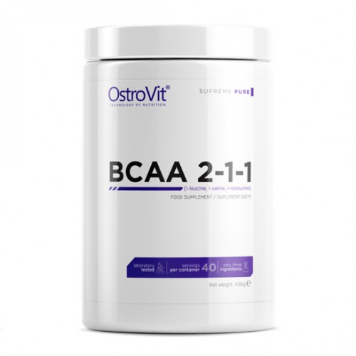 

Аминокислота OstroVit BCAA 2-1-1 400 г Без вкуса (720615)