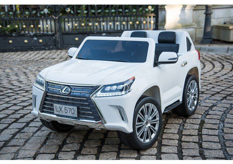 

Электромобиль Kidsauto Двухместный Lexus LX-570 (4WD, МР4 планшет) (6903351805703White)