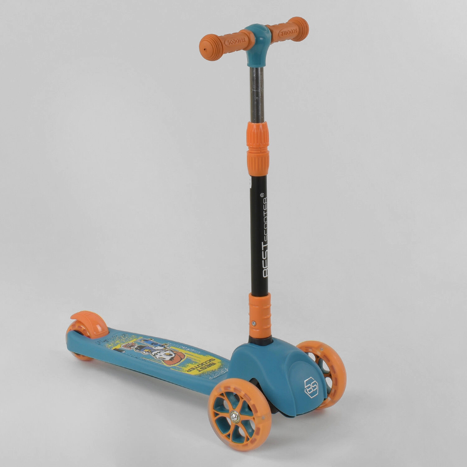 

Детский трехколесный самокат Best Scooter 45567 Голубой