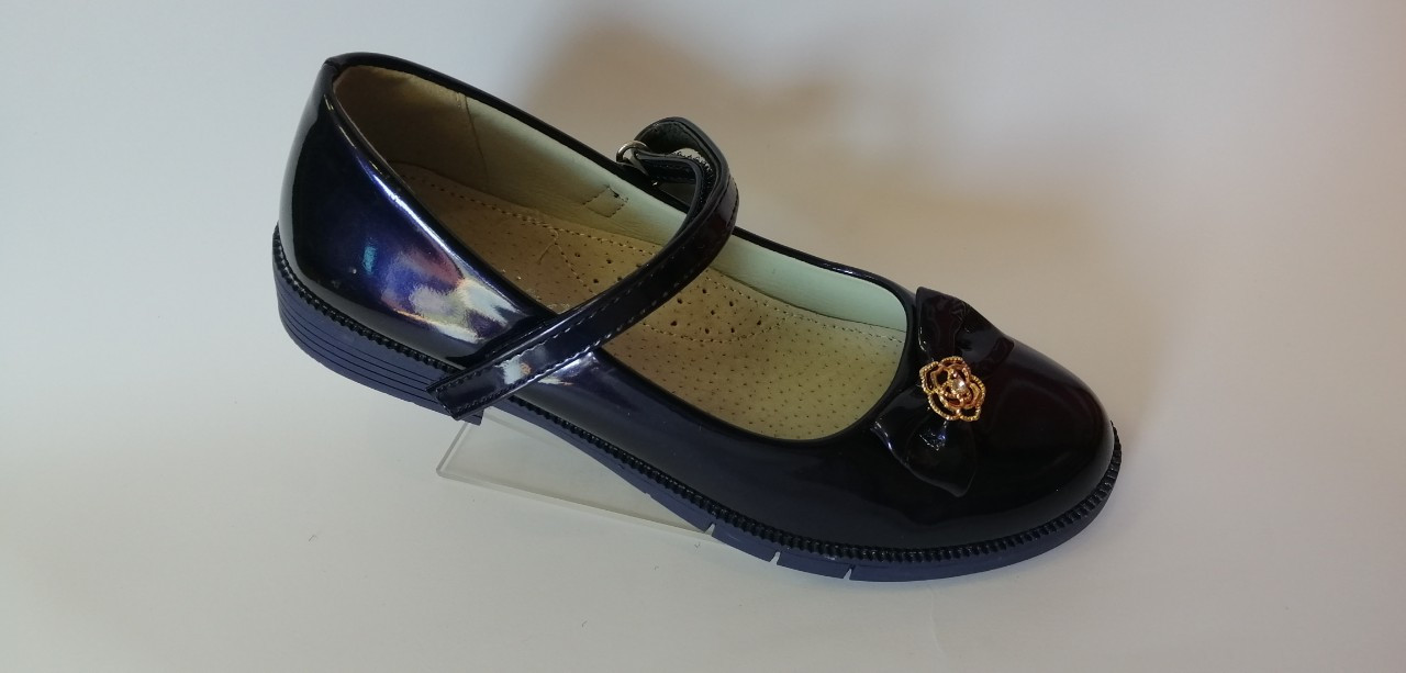 

Туфли для девочки Clibee 9 D blue синие р. 36-22,5 см