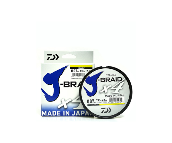 

Шнур Daiwa J-Braid X4E 0,10mm 135m Yellow (арт.1919706694)