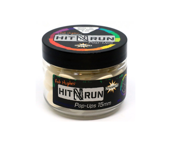 

Бойлы Dynamite Pop-Up Hit N` Run White 15mm (арт.19191007625)