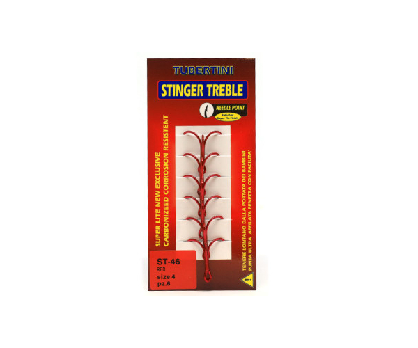 

Крючки Tubertini Ancoretta ST-46 RD (Red) 4 6pcs (арт.19191008161)