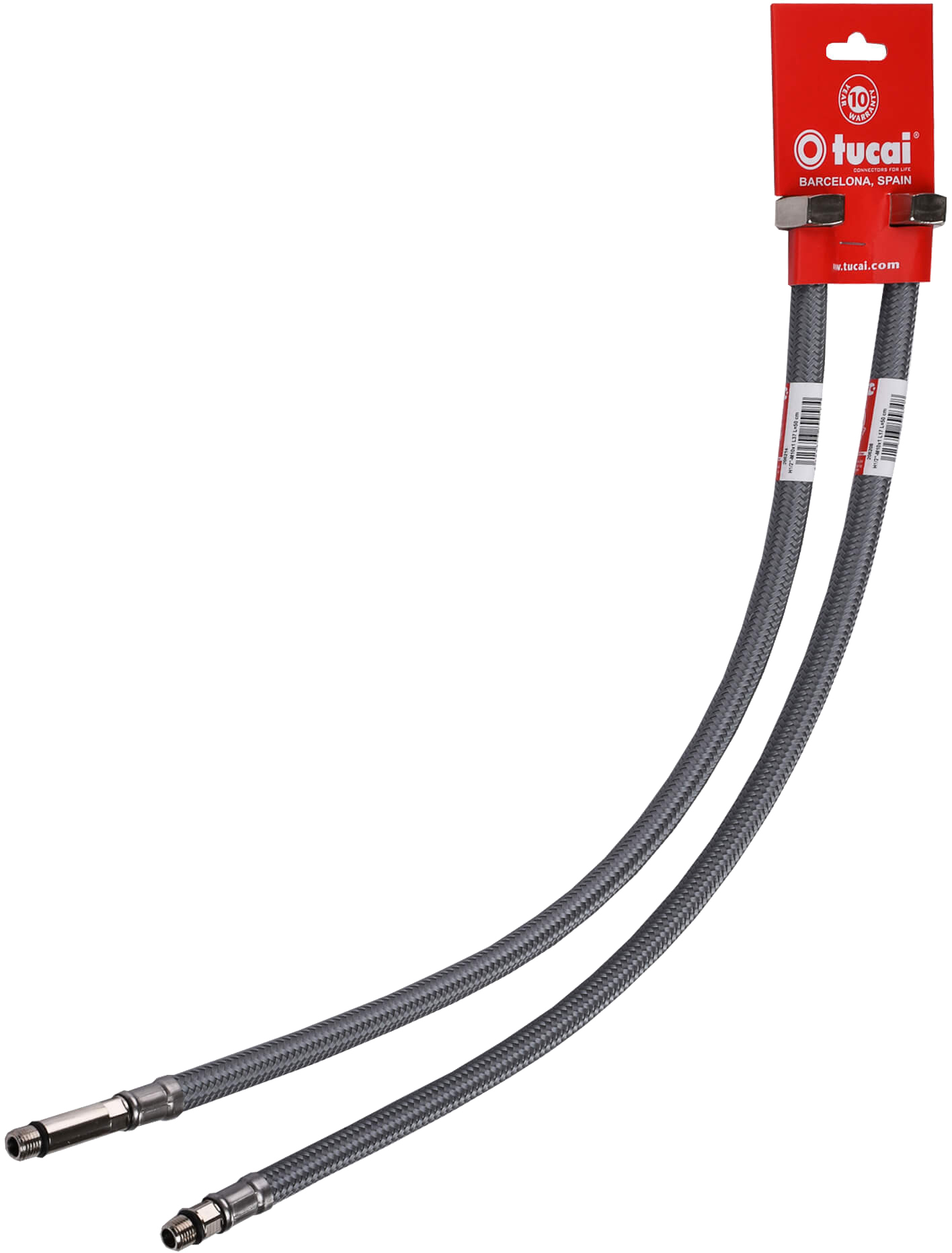 

Шланг для смесителя TUCAI H1/2-M10-L17+L37 0.8 м (ПАРА TAQ GRIF AСB 206222) антикоррозия