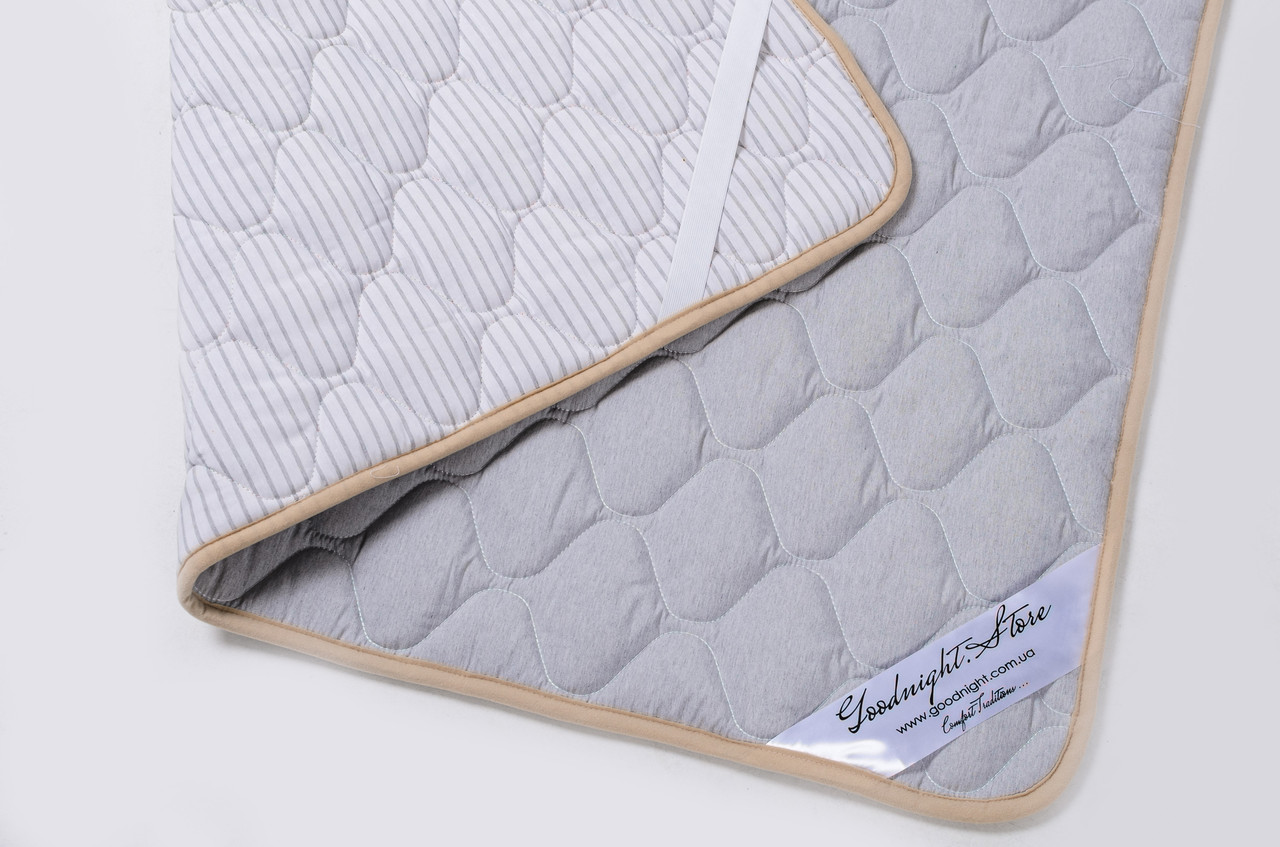 

Наматрасник Евро из шерсти мериноса Goodnight.Store антиаллергенный натуральный серый 200х200
