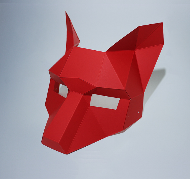 Как быстро и легко сделать из бумаги маску животного, Анонимуса или просто праздничную