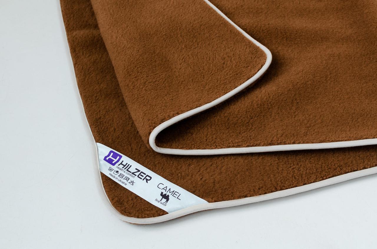 

Одеяло Евро из верблюжей шерсти HILZER особо теплое антиаллергенное CAMEL коричневое 220х200