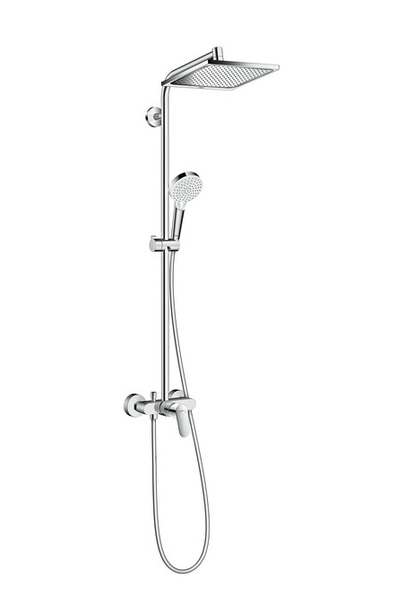 

Душевой гарнитур HANSGROHE Crometta E 240 1jet Showerpipe 27284000