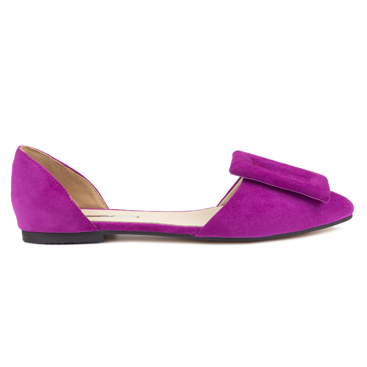 

Балетки замшевые Woman's heel фуксия (О-904) 38