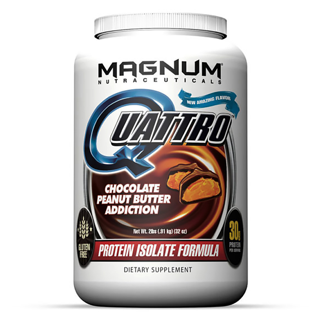 

Изолят протеина Magnum Nutraceuticals Quattro 1820 гр Шоколад - Арахис