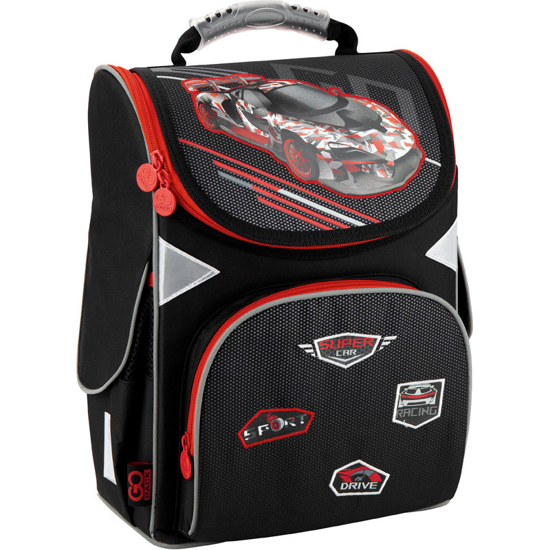 

Рюкзак школьный GoPack Education каркасный GO20-5001S-14 Super race