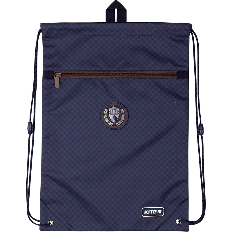

Сумка для обуви с карманом Kite Education College Line blue K20-601M-2