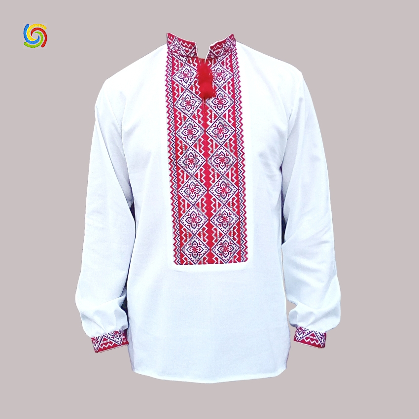 

Рубашка Украинская вышиванка 32113 цвет белый размер /XXL, Рубашка Украинская вышиванка 32113 цвет белый размер XL/XXL