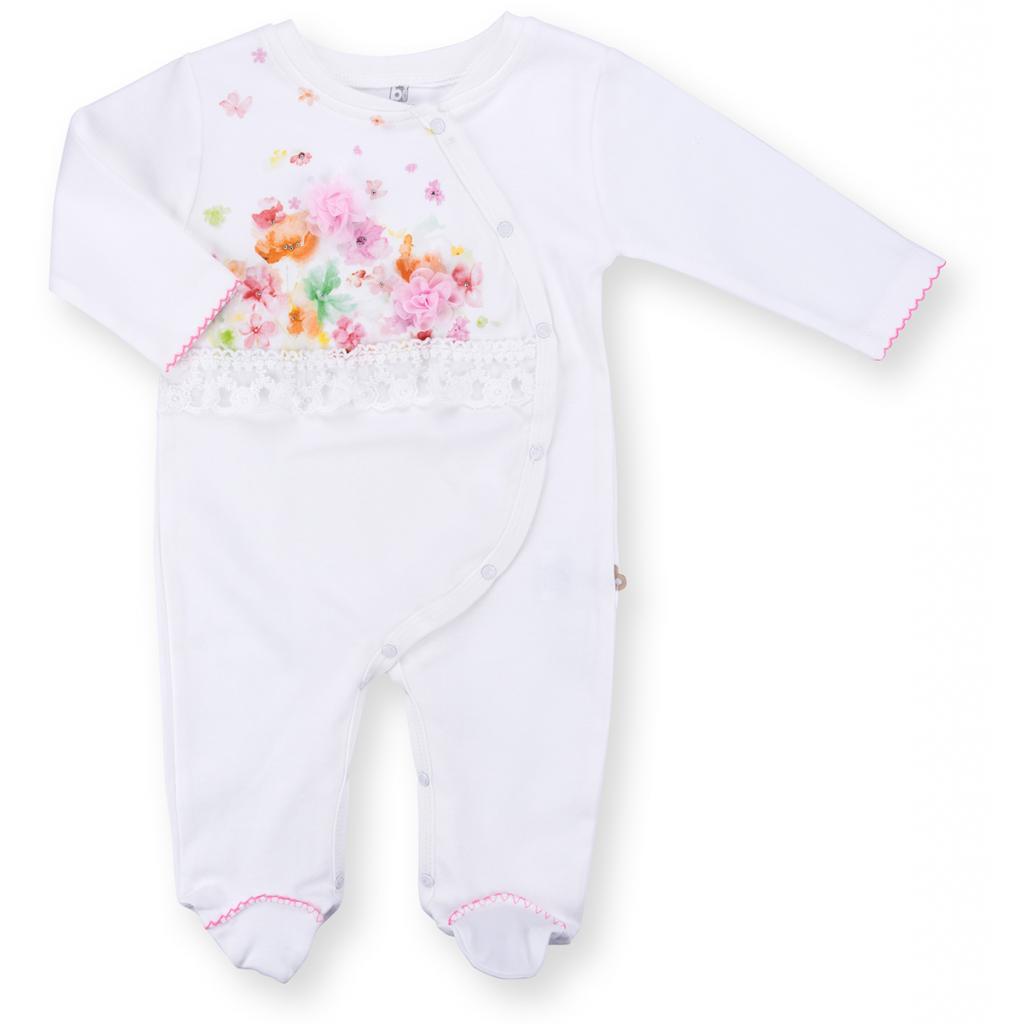 

Человечек Bibaby с нежными цветочками (60195-68G-pink)