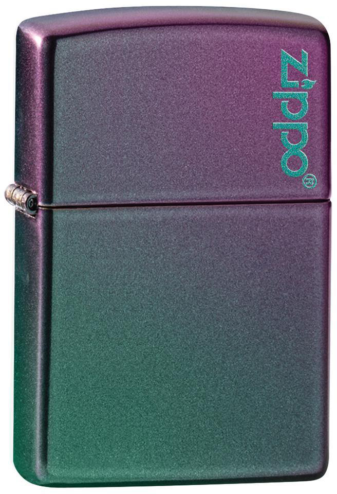 

Зажигалка Zippo Reg Iridescent Matte Logo Хамелеон (Zippo 49146 ZL)
