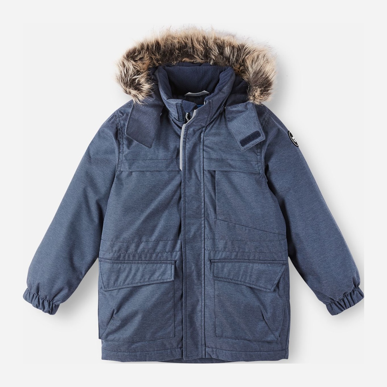 Акция на Дитяча зимова термо куртка для хлопчика Lassie by Reima Sachka 7100005A-6960 92 см от Rozetka