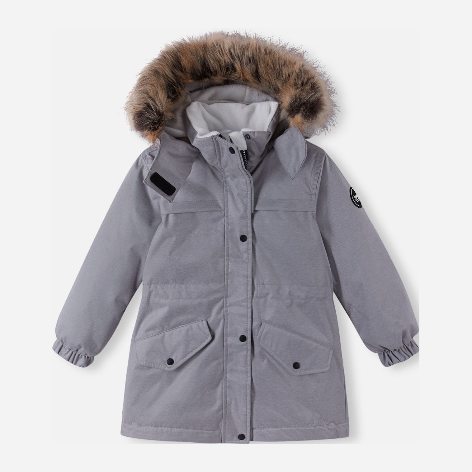 Акція на Дитяча зимова термо куртка для дівчинки Lassie by Reima Selja 7100027A-9090 122 см від Rozetka