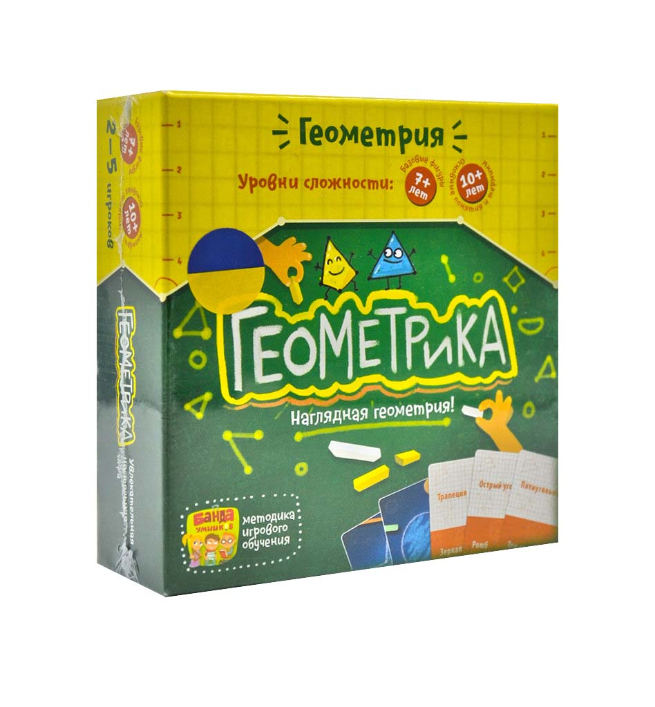 

Геометрика. Настільна гра в коробці (11х11) УКР004
