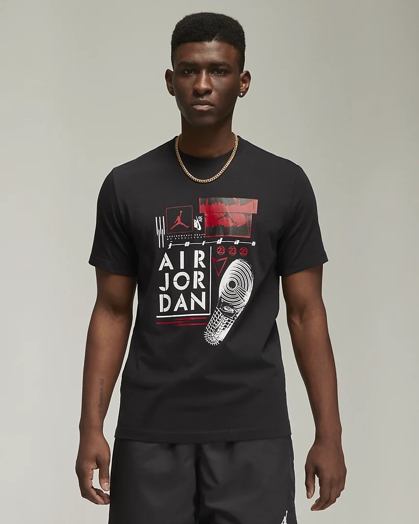 Футболка JORDAN M J BRAND GFX SS CREW 2 L Черный DM1424-010 от продавца ...