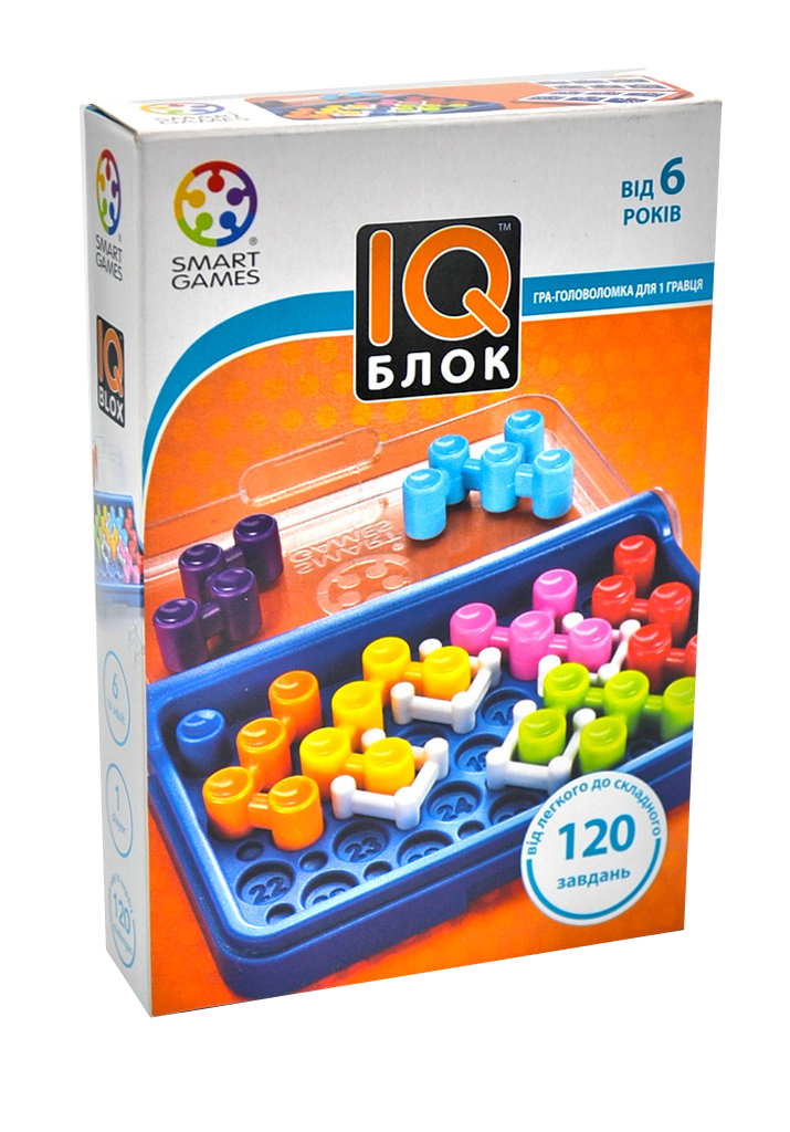 

Гра настільна IQ Блок Smart Games (SG 466 UKR)
