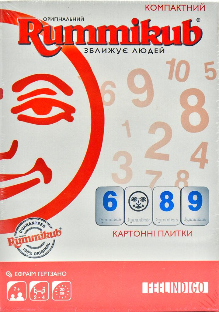 

Гра настільна Rummikub (картонні плитки) FI18500