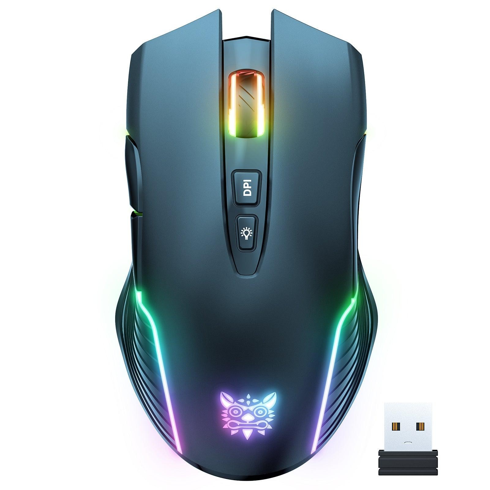 Ігрова комп'ютерна миша ONIKUMA CW905 2.4Ghz Wireless бездротове RGB ...