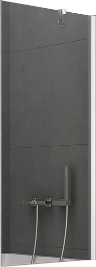 

Шторка для ванны NEW TRENDY New Soleo P-0032 90 прозрачная