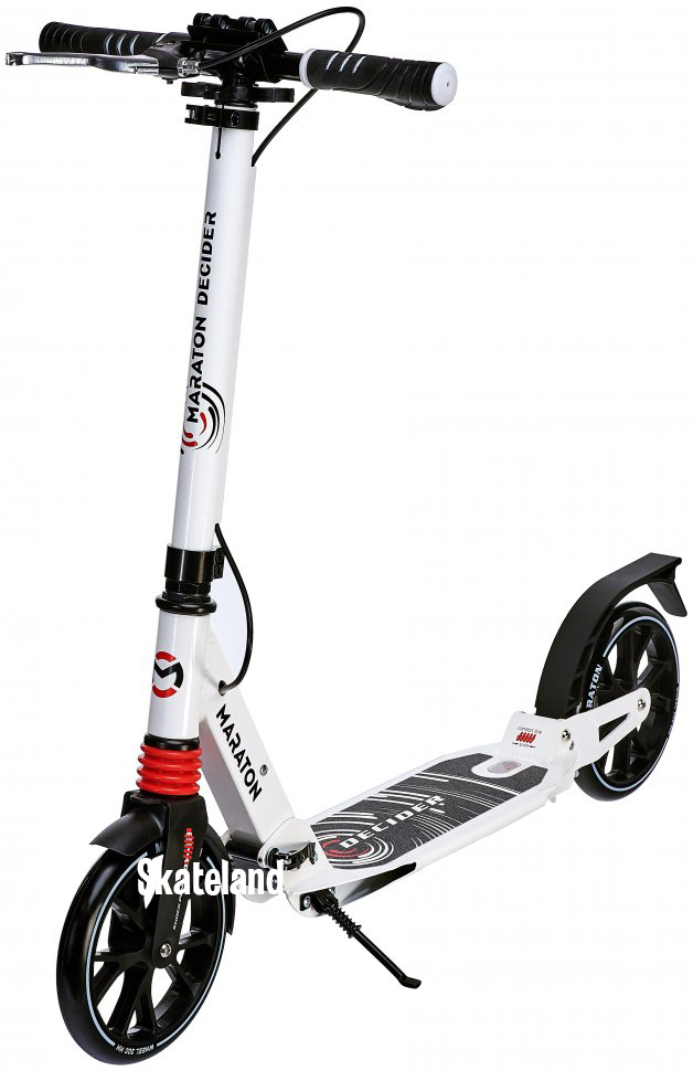 

Самокат двухколесный Maraton Decider New White
