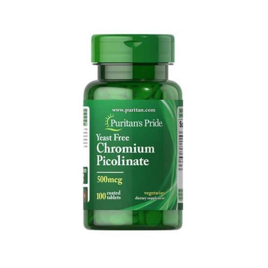 Пиколинат хрому, Chromium Picolinate, Puritan's Pride, 500 мкг, 100 ...