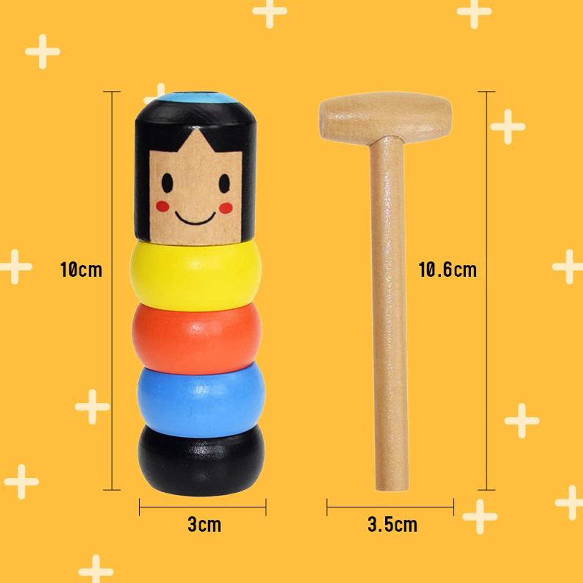 Unbreakable magic best sale man wooden toy