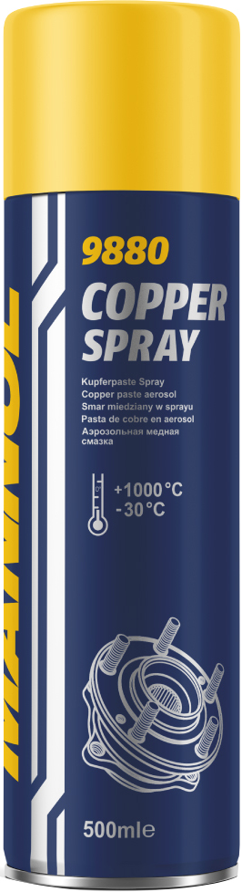Медная смазка Mannol аэрозоль Copper spray 500 мл (9880) – низкие цены ...