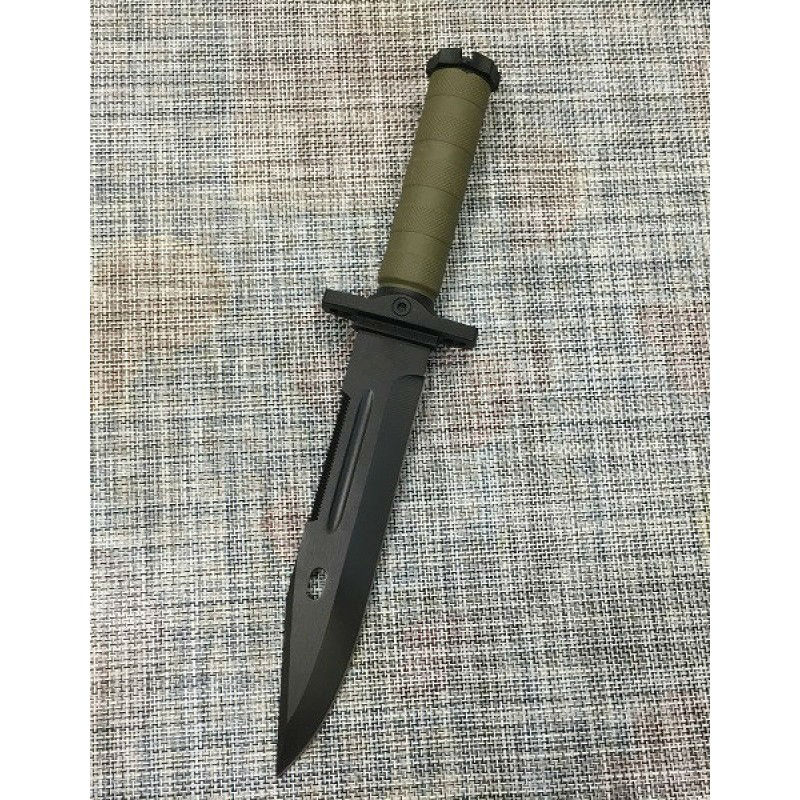 

Туристический антибликовый нескладной нож GR 236B 35 см для походов, охоты, рыбалки, туризма (GR000X30002368B)