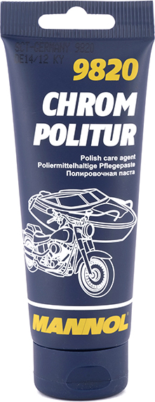 Полироль для хромированных поверхностей Mannol 9820 Chrom Politur 100 г ...