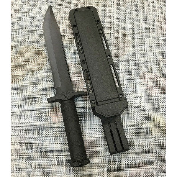 

Туристический антибликовый нескладной нож GR 231A 35 см для походов, охоты, рыбалки, туризма (GR000X30002318А)