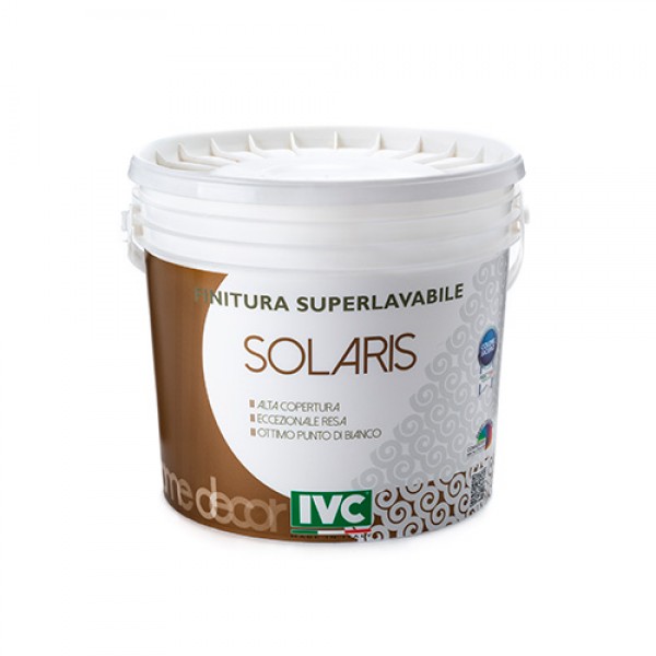 

Строительная краска интерьерная водоэмульсионная акриловая матовая (ФАСОВКА) IVC Solaris 5 л bianco белая (Solaris5)