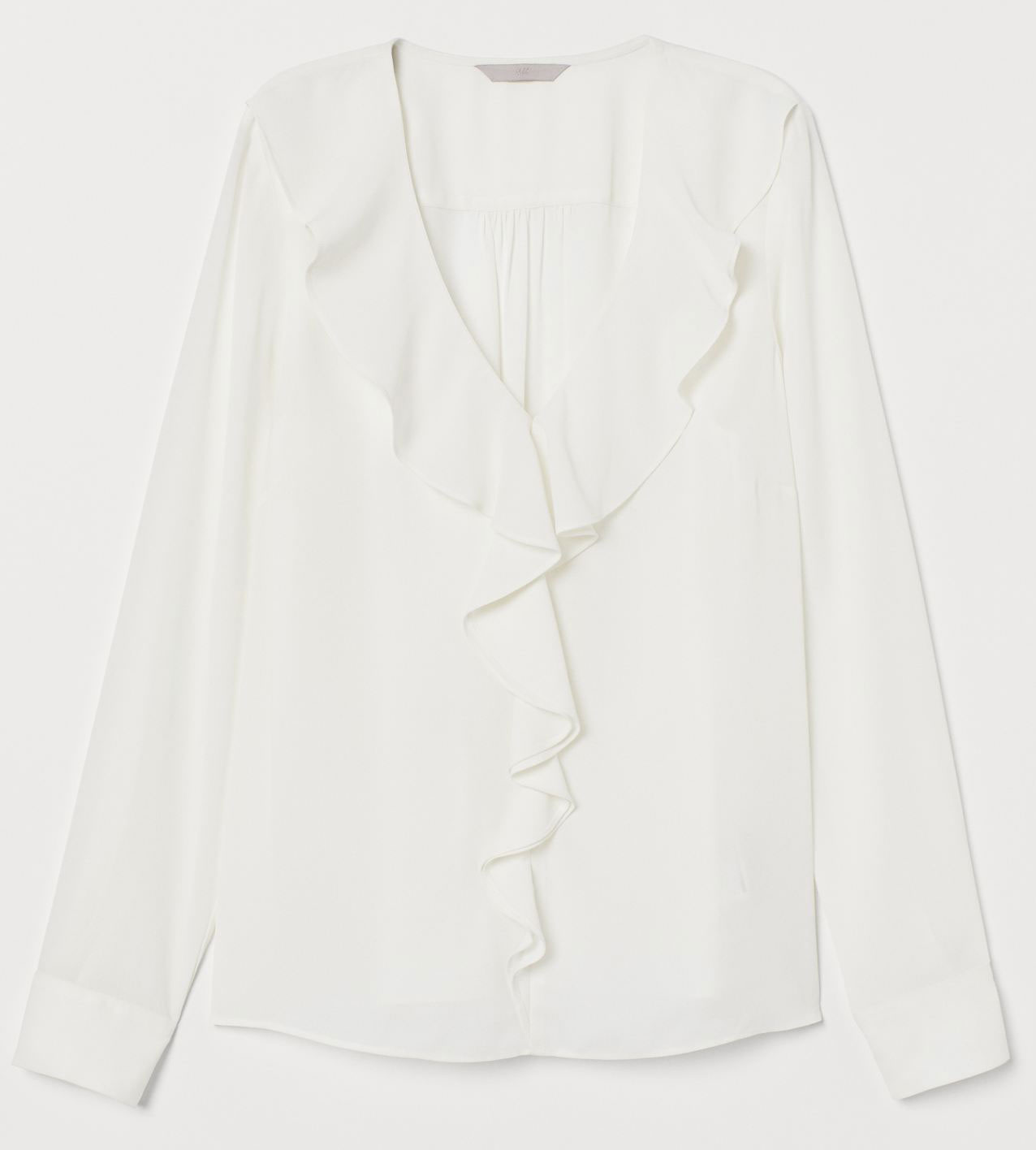 

Блузка H&M 78422907 36 Кремовая