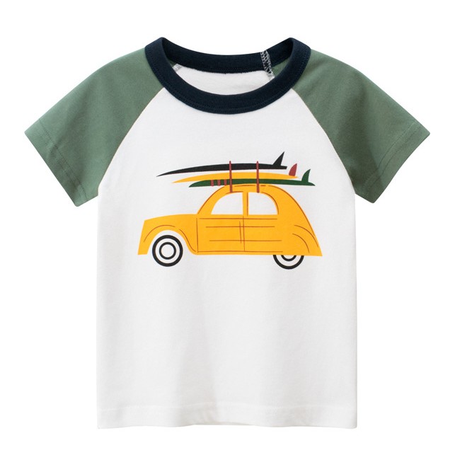 

Футболка для мальчика Yellow car 27 KIDS (140) Белый