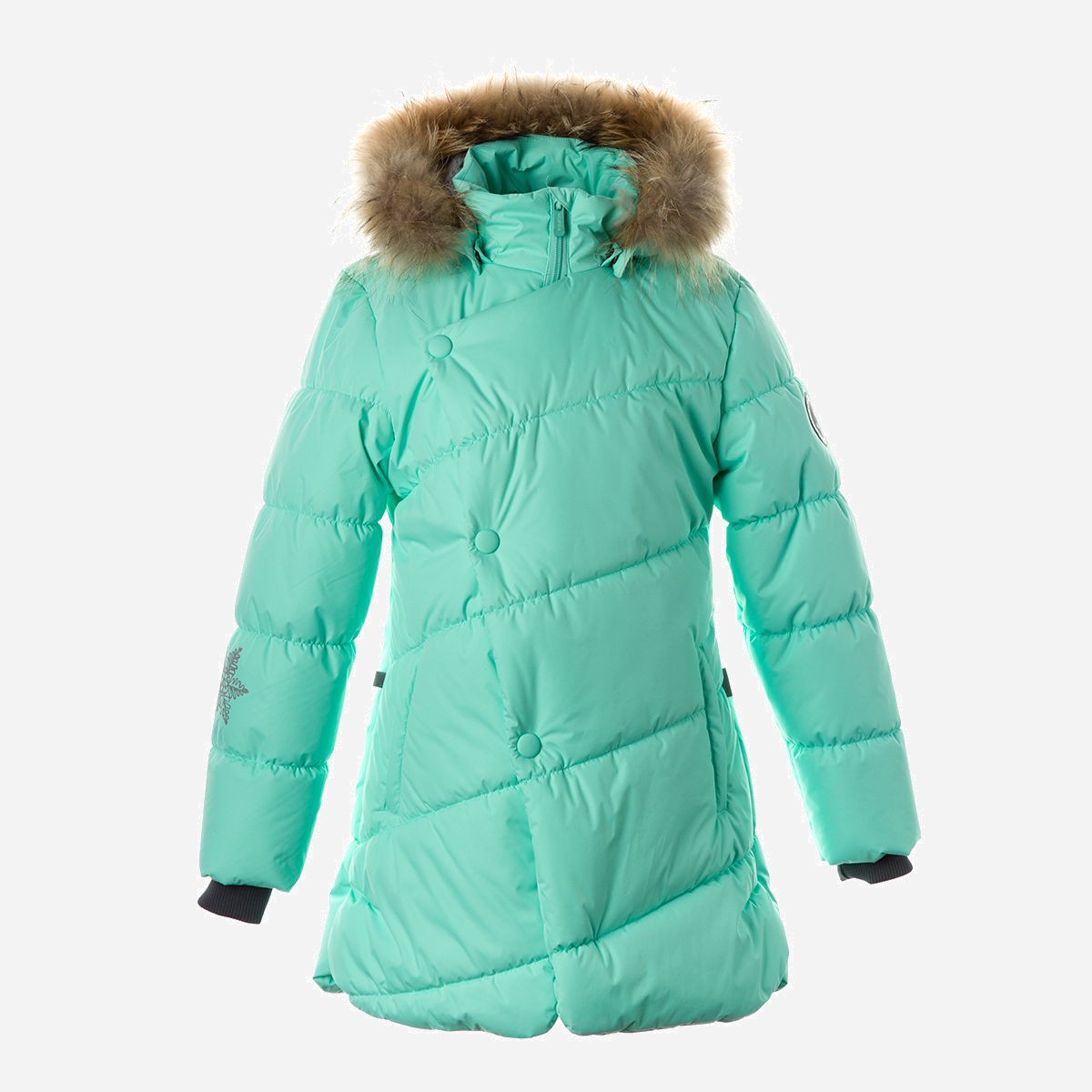 Акция на Дитяча зимова куртка для дівчинки Huppa Rosa 1 17910130-20026 116 см от Rozetka