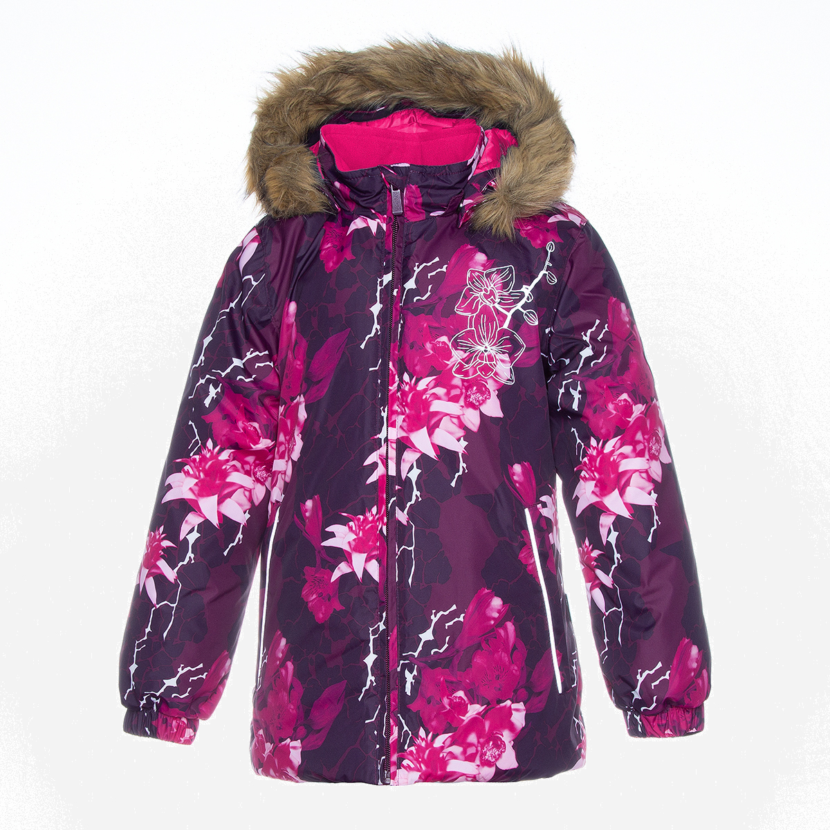 Акція на Дитяча зимова куртка для дівчинки Huppa Loore 17970030-91834 110 см від Rozetka