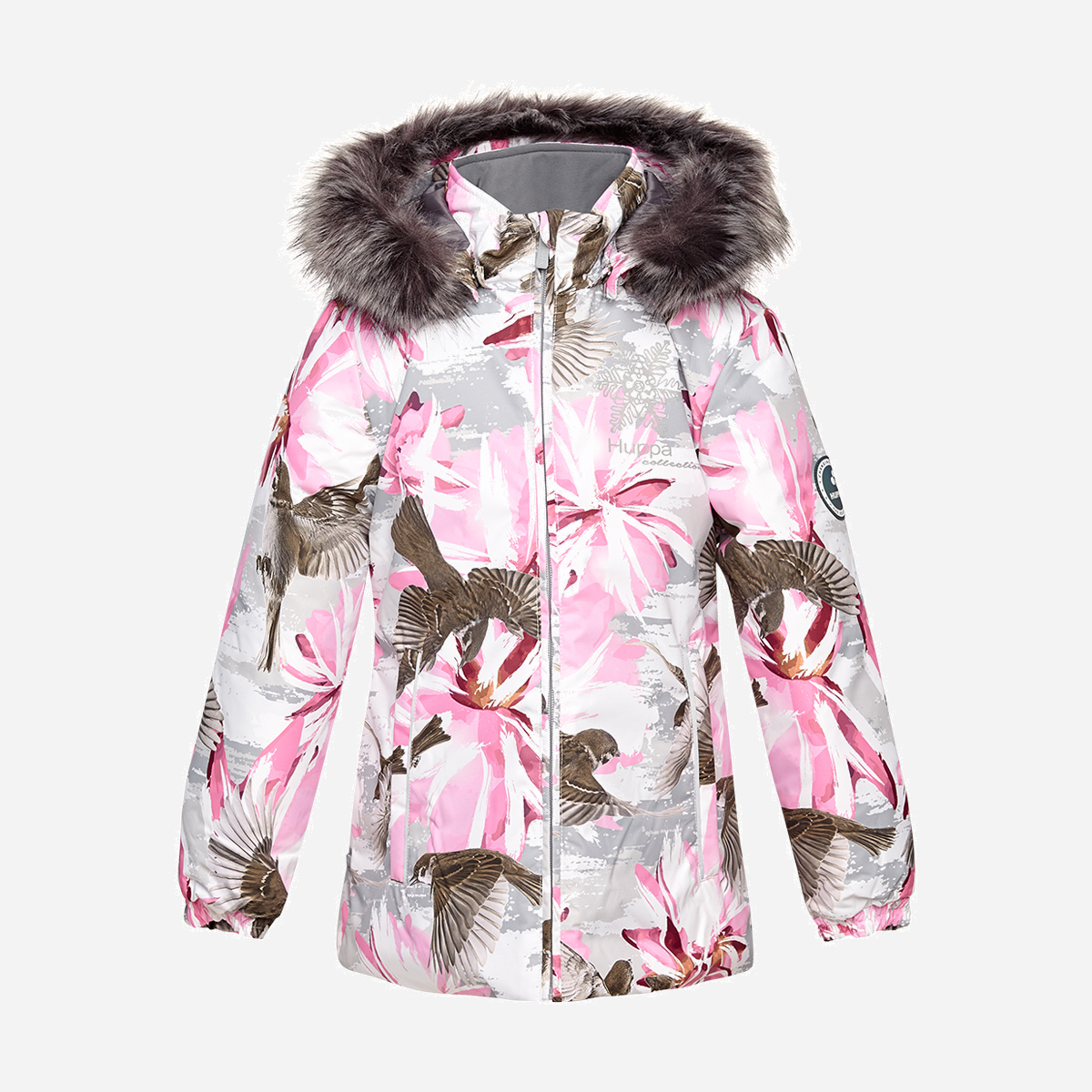 Акція на Дитяча зимова куртка для дівчинки Huppa Loore 17970030-11213 122 см від Rozetka