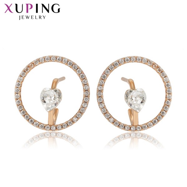 

Серьги Xuping с белыми кристаллами Swarovski позолота 18К 2894000