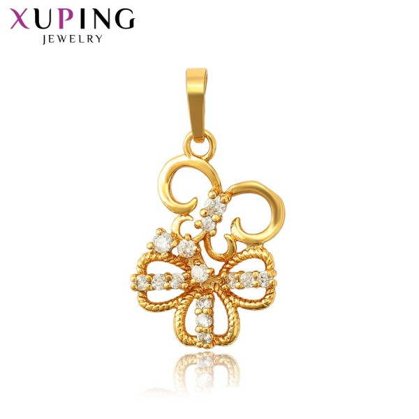 

Подвеска Xuping с белыми фианитами позолота 24К 10005345