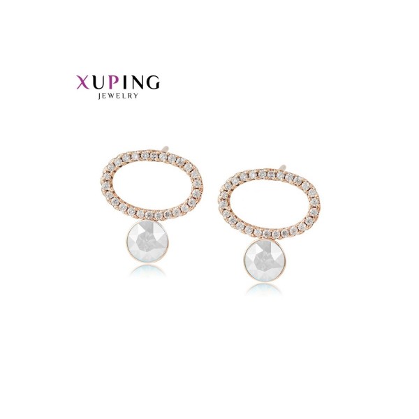 

Серьги Xuping с белыми кристаллами Swarovski позолота 18К 5362000
