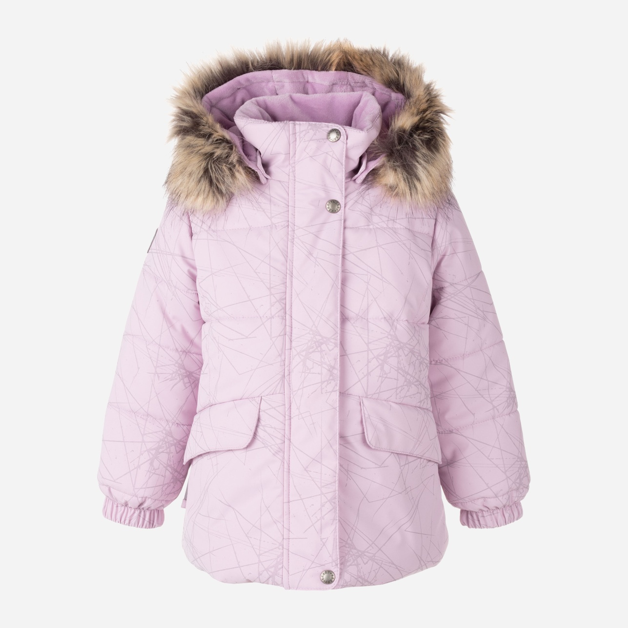 Акція на Дитяча зимова куртка для дівчинки Lenne Eliza 22329/1211 92 см Рожева від Rozetka