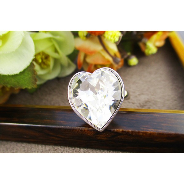 

Кольцо Xuping с белым кристаллом Swarovski родиум 10002764