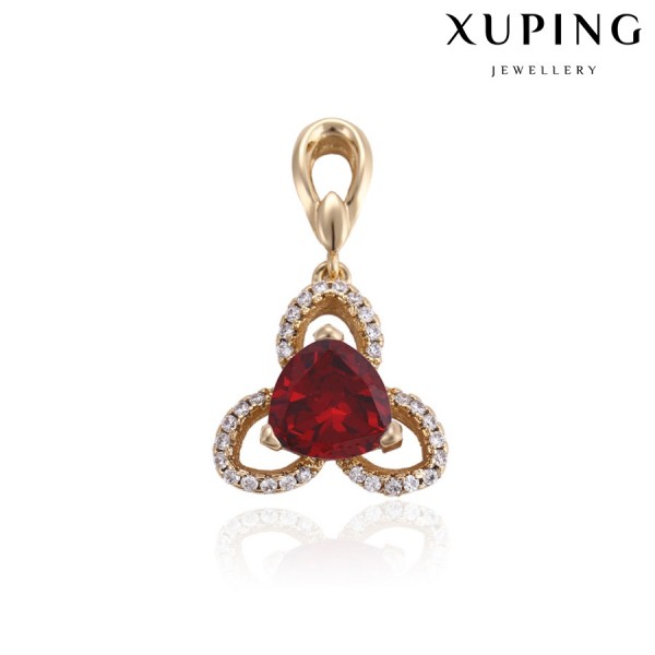 

Подвеска Xuping с красным фианитом позолота 18К 6798000