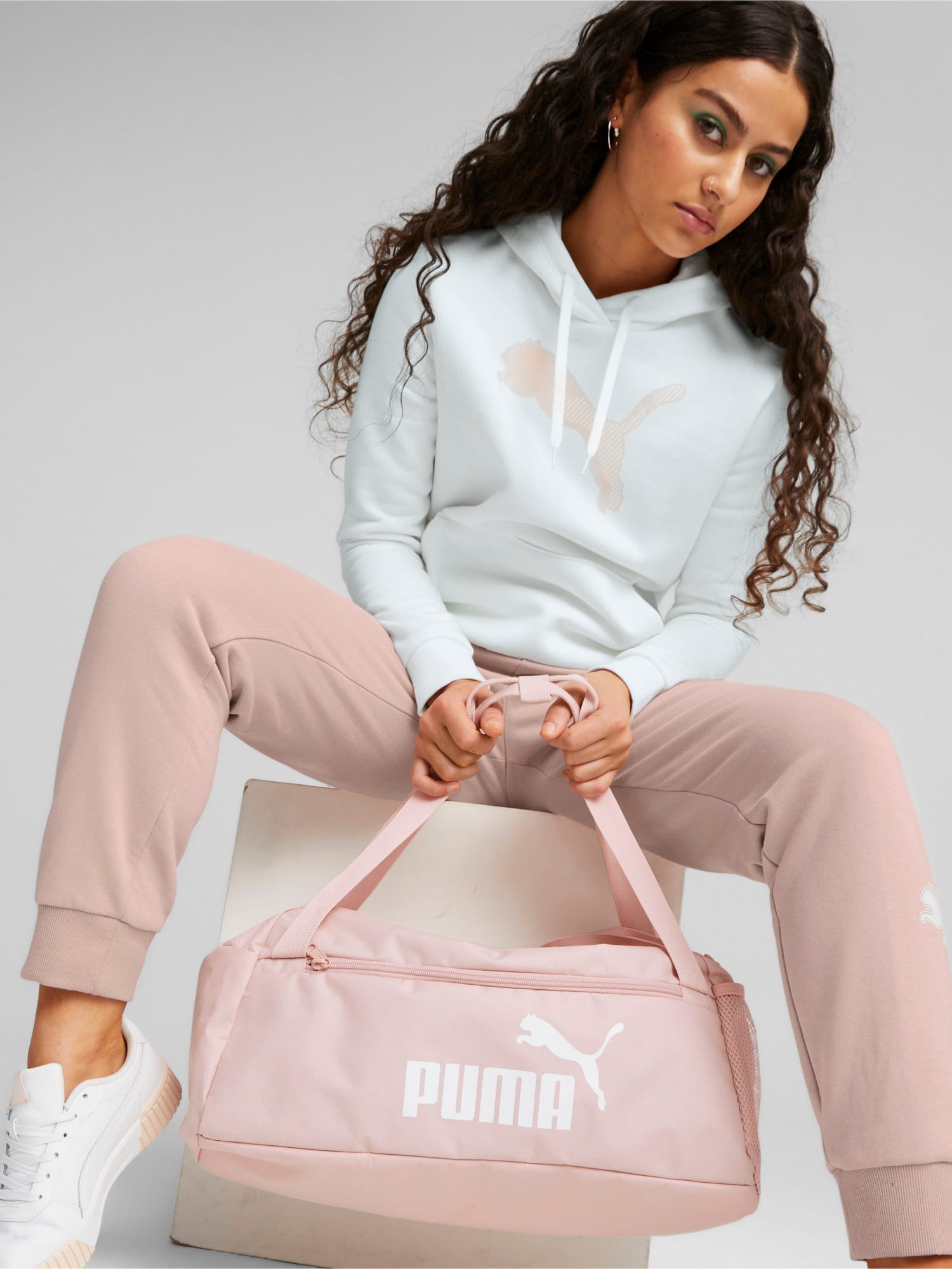 Puma rose shop gold gym bag